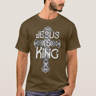 Jesus ist König Heilige Schrift Christus Christus  T-Shirt