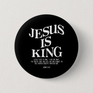 Jesus ist König Jesus Johannes 146 Kostüm Christli Button