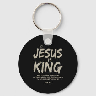 Jesus ist König Johannes 14_6 Kostüm Jesus Christl Schlüsselanhänger