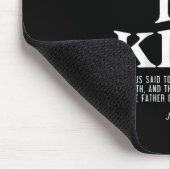 Jesus ist König John Bible Verse Christliche relig Mousepad (Ecke)
