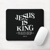 Jesus ist König John Bible Verse Christliche relig Mousepad (Mit Mouse)