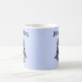 Jesus ist König Kaffeetasse (Mittel)