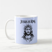 Jesus ist König Kaffeetasse (Links)