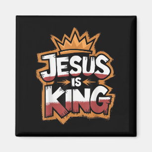 Jesus ist König Magnet