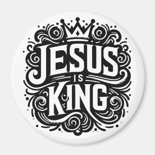 Jesus ist König Magnet