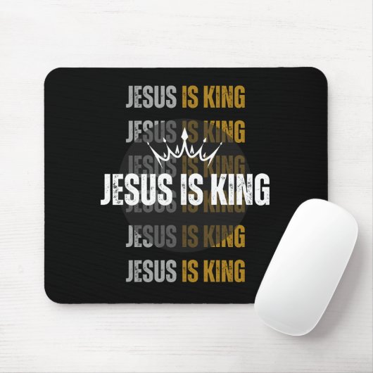 Jesus ist König - Mousepad (Mit Mouse)