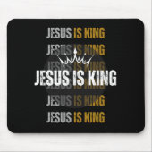 Jesus ist König - Mousepad (Vorne)