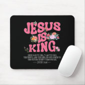 Jesus ist König Nk Christlicher Kleinkind Gott Sch Mousepad (Mit Mouse)