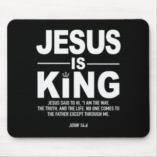 Jesus ist König Religiöser Glaube Gott Christliche Mousepad