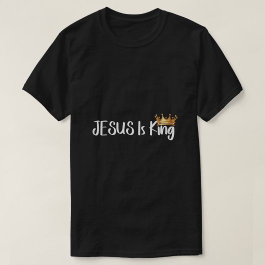Jesus ist König Shirt Religiöse Christliche Merchm (Design vorne)