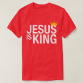 Jesus ist König T - Shirt (Design vorne)