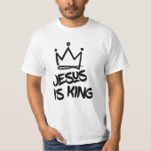 Jesus ist König T-Shirt (Vorderseite)