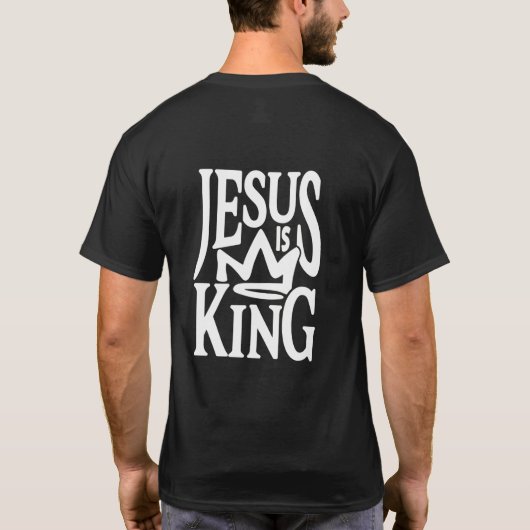 Jesus ist König T-Shirt (Rückseite)