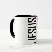 Jesus ist König Tasse (Vorderseite Links)