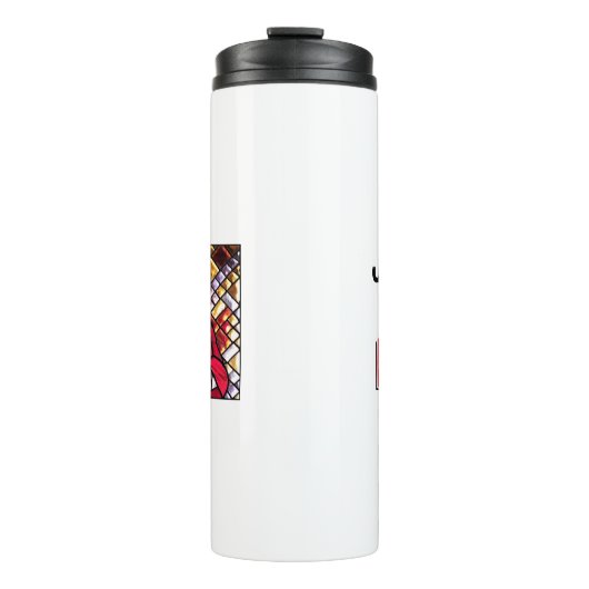 Jesus ist König Thermosbecher (Vorderseite)