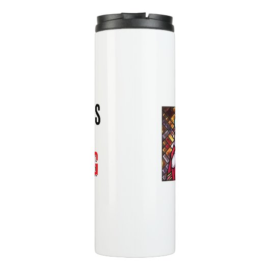 Jesus ist König Thermosbecher (Rückseite)