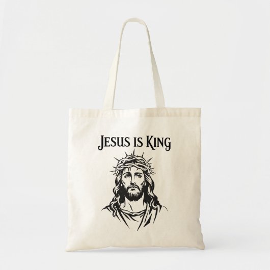Jesus ist König Tragetasche (Vorne)