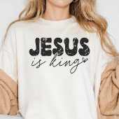 Jesus ist König Tri-Blend Shirt