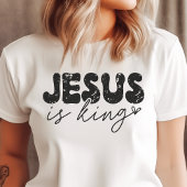 Jesus ist König Tri-Blend Shirt