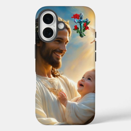 Jesus ist Kunst Case-Mate iPhone Hülle (Rückseite)
