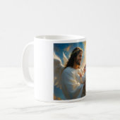 Jesus ist Kunst Kaffeetasse (Vorderseite Links)