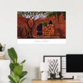 Jesus ist lebendig poster (Heimbüro)