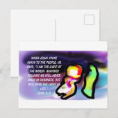 Jesus ist Licht Postkarte (Vorne/Hinten)