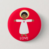 Jesus ist Liebe Button (Vorderseite)