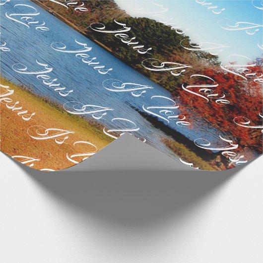 Jesus ist Liebe Geschenkpapier (Ecke)