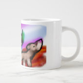 Jesus ist Liebe Jumbo-Tasse (Rechts)