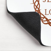 Jesus ist Liebe Mousepad (Ecke)