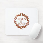 Jesus ist Liebe Mousepad (Mit Mouse)