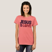 Jesus ist Liebe T-Shirt (Vorne ganz)