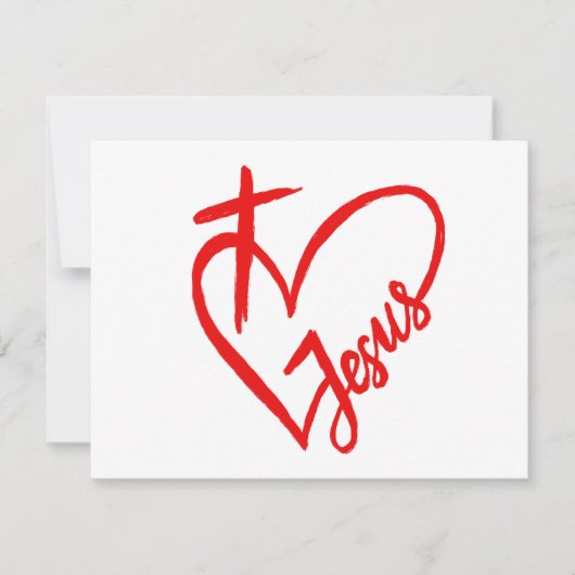 Jesus ist Liebe und Leben Einladung (Vorderseite)