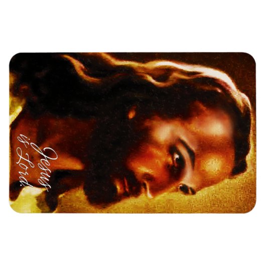 Jesus ist Lord 1 Premium Magnet (Horizontal)