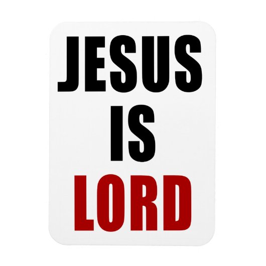 JESUS ist Lord - Christlicher Glaube Magnet (Vertikal)