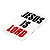 JESUS ist Lord - Christlicher Glaube Magnet (Linke Seite)