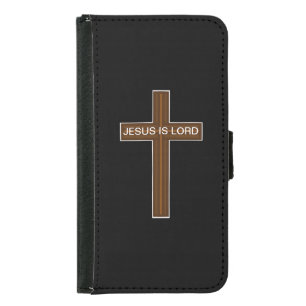 Jesus ist Lord Cross Geldbeutel Hülle Für Das Samsung Galaxy S5