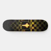 Jesus ist Lord Cross Skateboard (Horizontal)