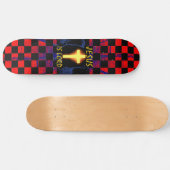 Jesus ist Lord Cross Skateboard (Horizontal)