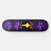 Jesus ist Lord Cross Skateboard (Horizontal)