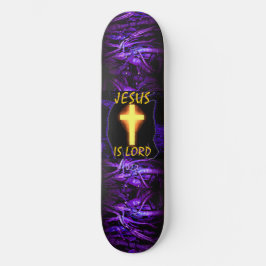 Jesus ist Lord Cross Skateboard