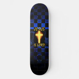 Jesus ist Lord Cross Skateboard