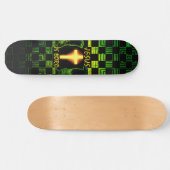 Jesus ist Lord Cross Skateboard (Horizontal)