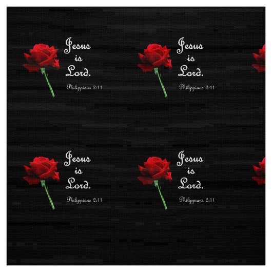 Jesus ist Lord Fabric Stoff (Muster)