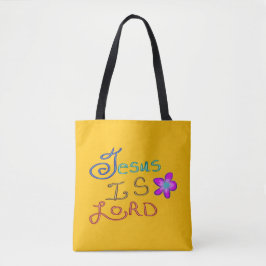 Jesus ist LORD mit rosa Blume Individuelle Name Tasche