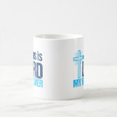 Jesus ist Lord My Redeemer Christlich Cross Kaffeetasse (Mittel)