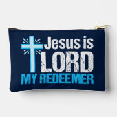 Jesus ist Lord My Redeemer Christliche Cross Churc Zubehörtasche (Rückseite)