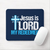 Jesus ist Lord My Redeemer Niedliche Christliche K Mousepad (Mit Mouse)