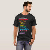 Jesus ist Lord Science ist eine wahre Black Lives  T-Shirt (Vorne ganz)